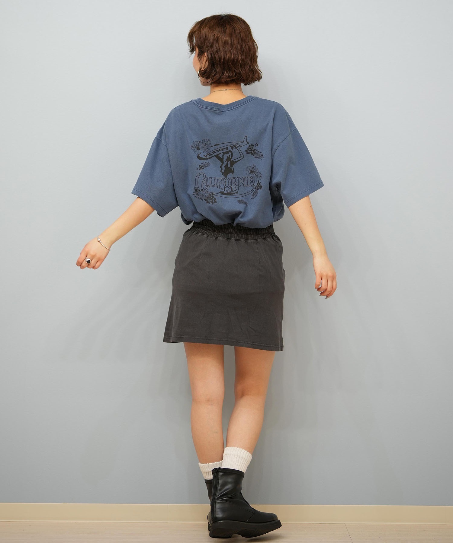 tシャツ Hurley/ハーレー カリフォルニア/サーフガール/ショートスリーブ ティー WCSS251054 レディース Hurley tシャツ Hurley/ハーレー カリフォルニア/サーフガール