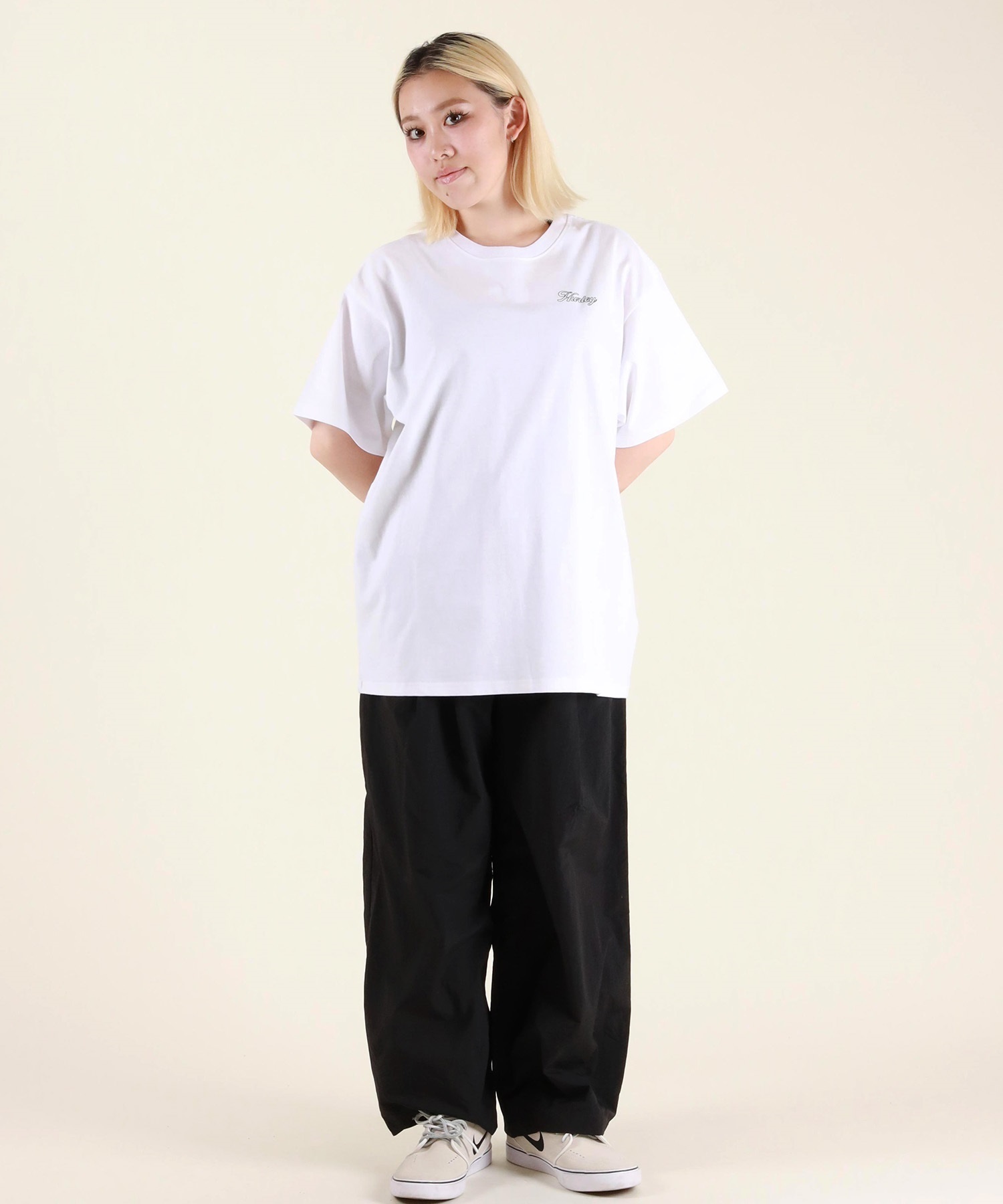 Hurley ハーレー 半袖 Tシャツ レディース バックプリント カリフォルニア サーフ ガール ショートスリーブティー WCSS251054 Hurley tシャツ Hurley/ハーレー カリフォルニア/サーフガール