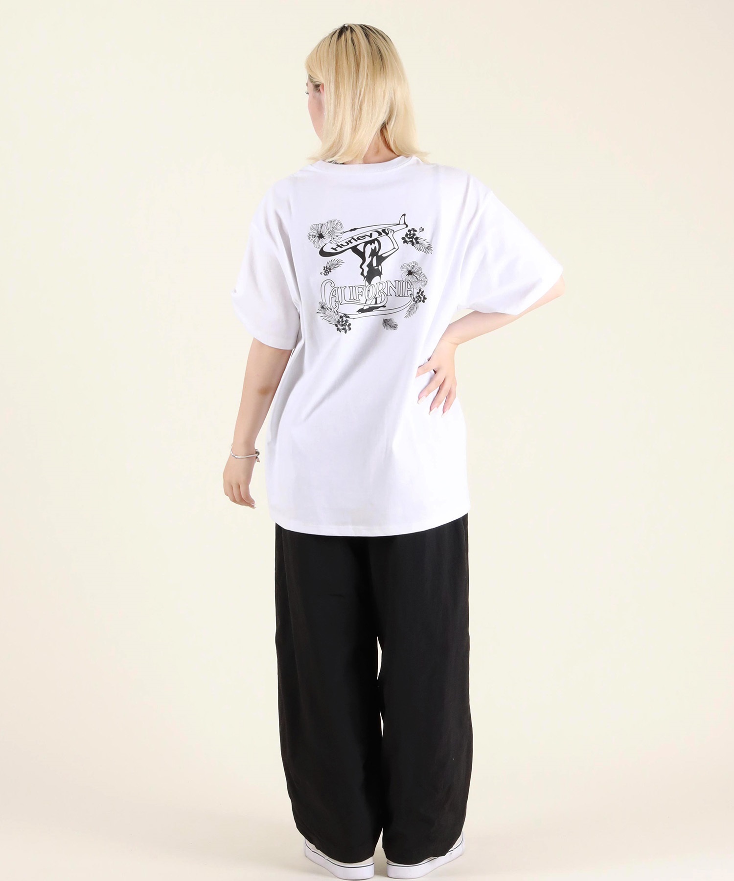 tシャツ Hurley/ハーレー カリフォルニア/サーフガール/ショートスリーブ ティー WCSS251054 レディース Hurley tシャツ Hurley/ハーレー カリフォルニア/サーフガール