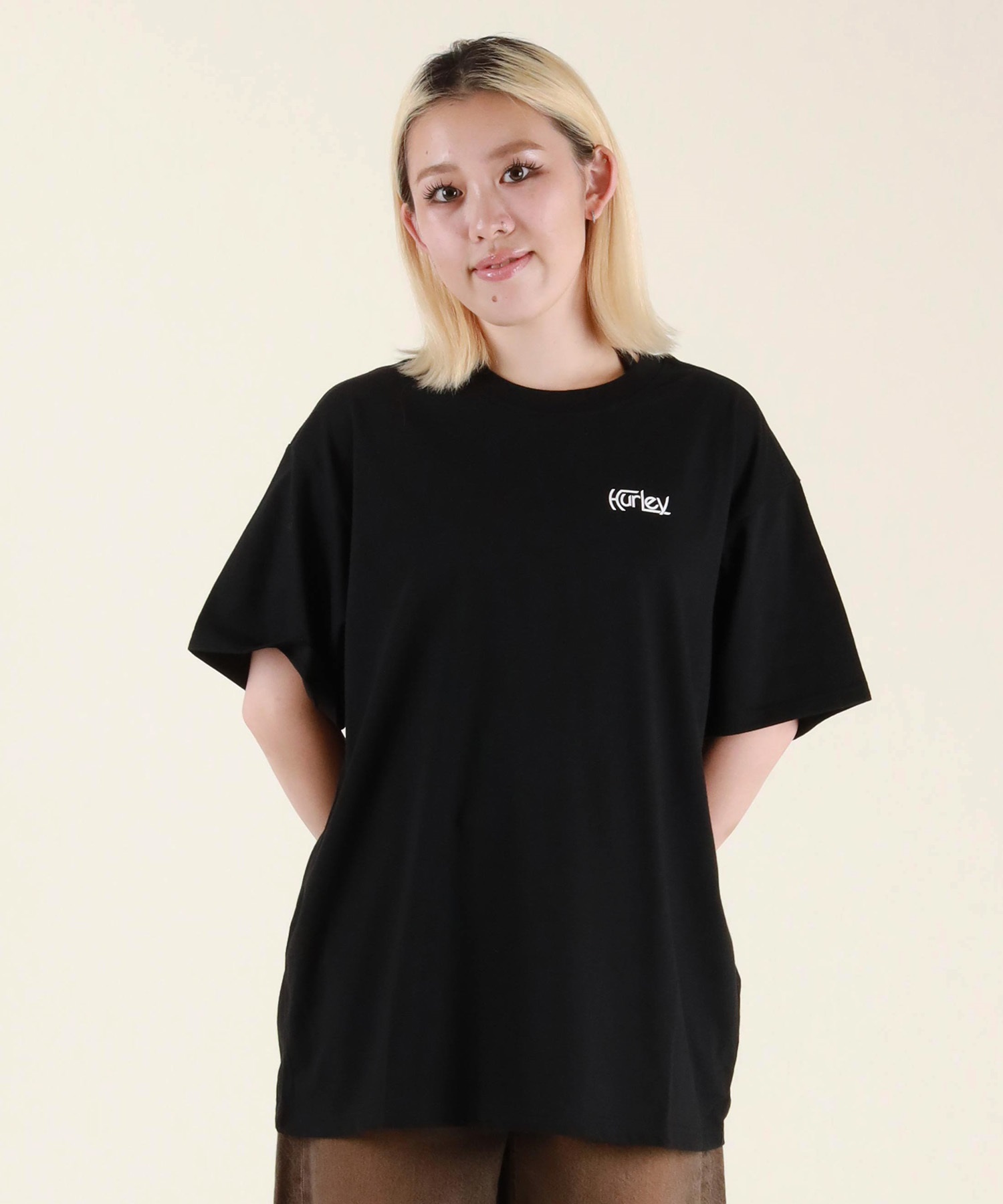 Hurley ハーレー 半袖 Tシャツ レディース バックプリント