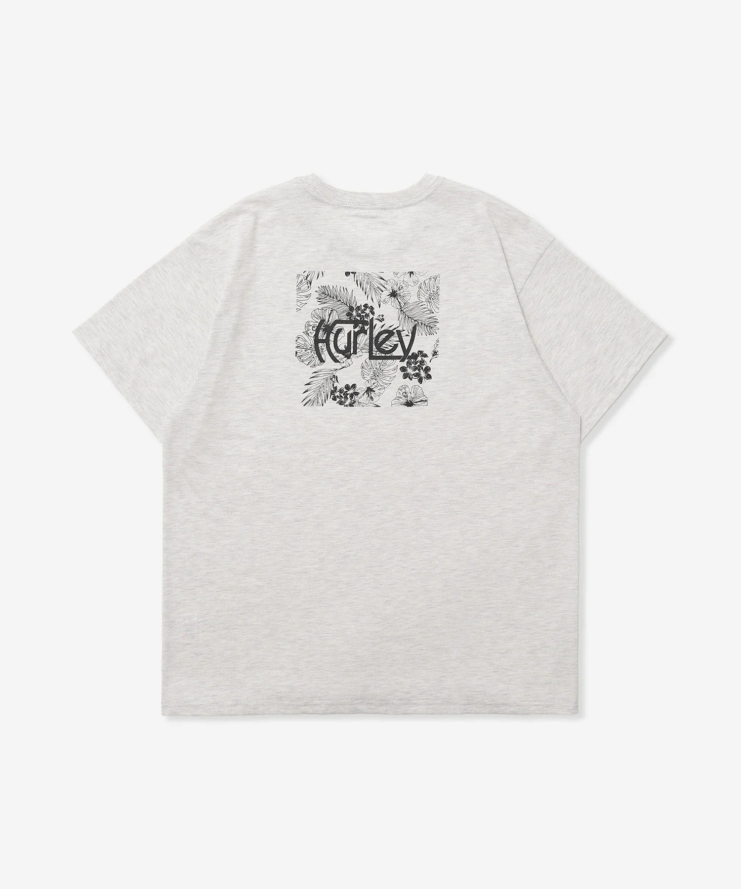 Hurley ハーレー 半袖 Tシャツ レディース バックプリント ハイビスカス ボックスロゴ ショートスリーブティー WCSS251055 Hurley ハーレー 半袖 Tシャツ レディース バックプリント