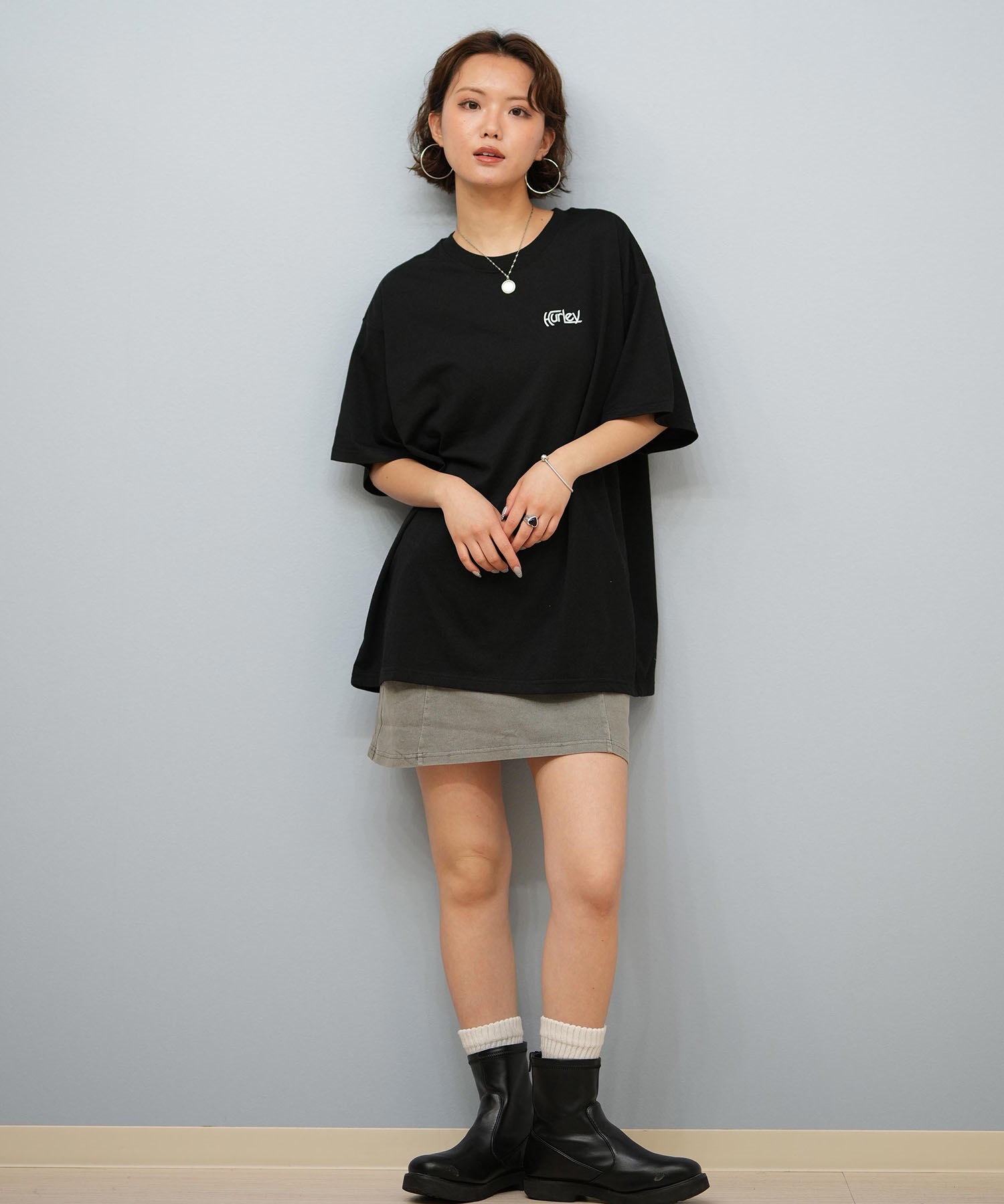 Hurley ハーレー 半袖 Tシャツ レディース バックプリント