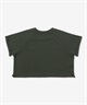 Hurley ハーレー 半袖 Tシャツ レディース クロップド丈 ショート丈 スウェット生地 ワンポイント ロゴ WCSS251056(BLK-FREE)