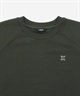 Hurley ハーレー 半袖 Tシャツ レディース クロップド丈 ショート丈 スウェット生地 ワンポイント ロゴ WCSS251056(BLK-FREE)