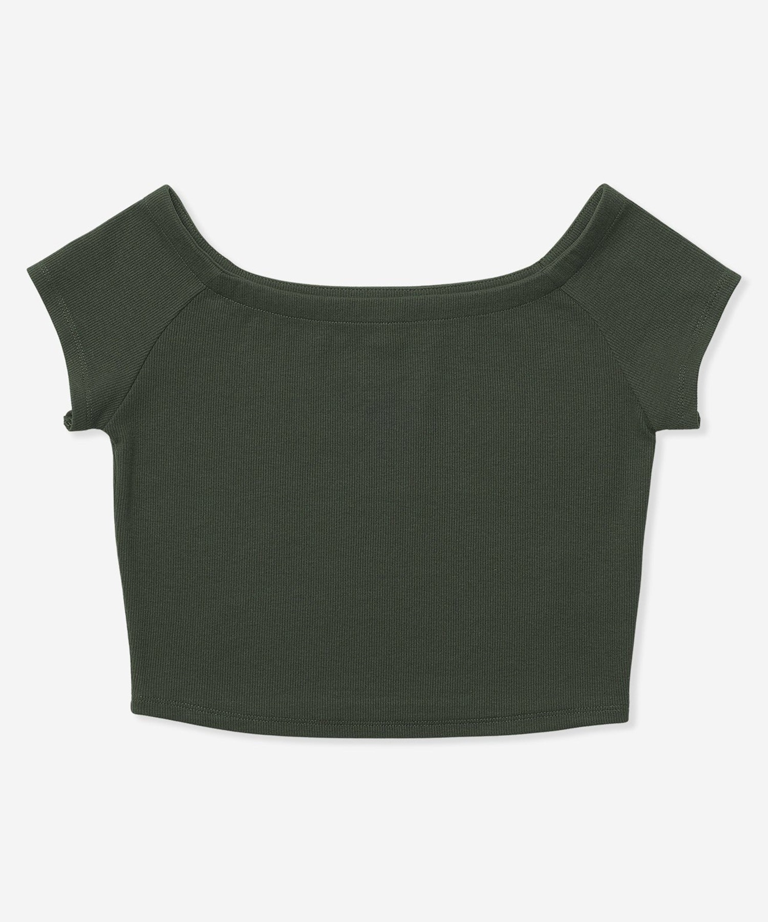 Hurley ハーレー 半袖 Tシャツ レディース クロップド丈 ショート丈 シンプル ロゴ RIB OFF SHOULDER TEE WCSS251057(BLK-FREE)