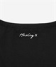 Hurley ハーレー 半袖 Tシャツ レディース クロップド丈 ショート丈 シンプル ロゴ RIB OFF SHOULDER TEE WCSS251057(BLK-FREE)
