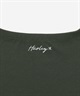 Hurley ハーレー 半袖 Tシャツ レディース クロップド丈 ショート丈 シンプル ロゴ RIB OFF SHOULDER TEE WCSS251057(BLK-FREE)