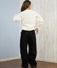 Hurley ハーレー カーディガン レディース シンプル ロゴ THERMAL CARDIGAN WCLS252047(BLK-M)