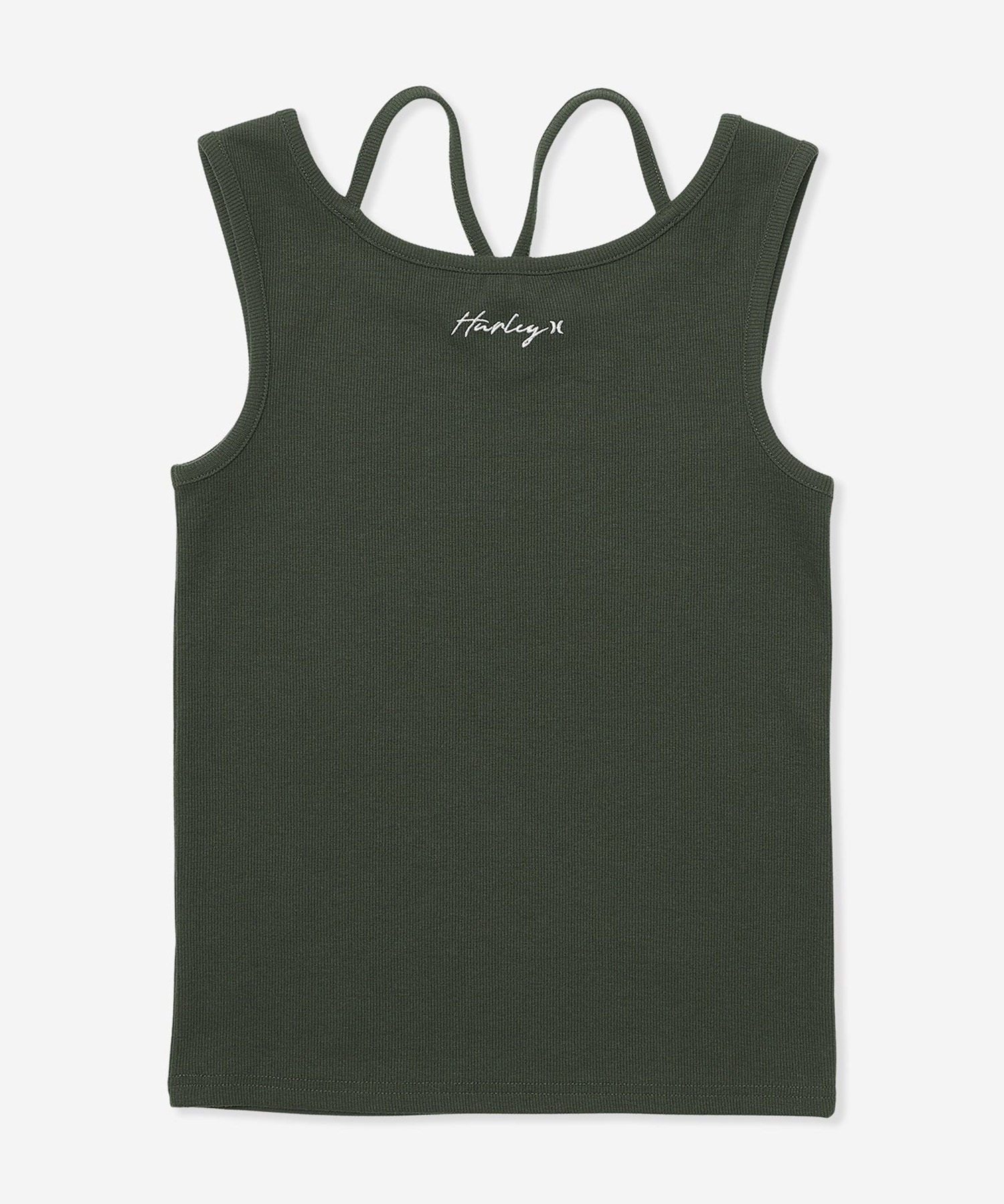 Hurley ハーレー タンクトップ レディース シンプル ロゴ RIB STRING TANK WCTT251058(TME-FREE)