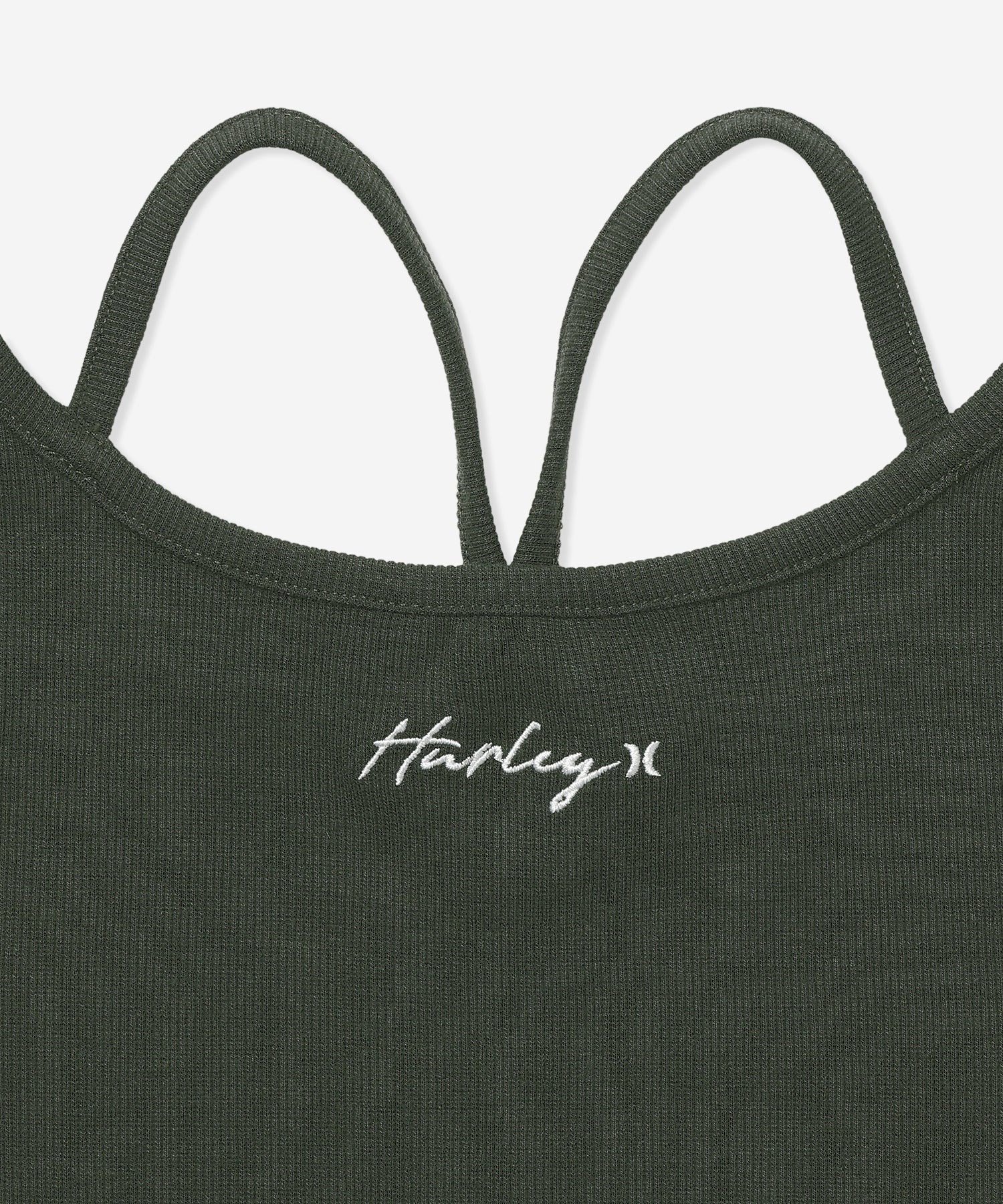 Hurley ハーレー タンクトップ レディース シンプル ロゴ RIB STRING TANK WCTT251058(TME-FREE)