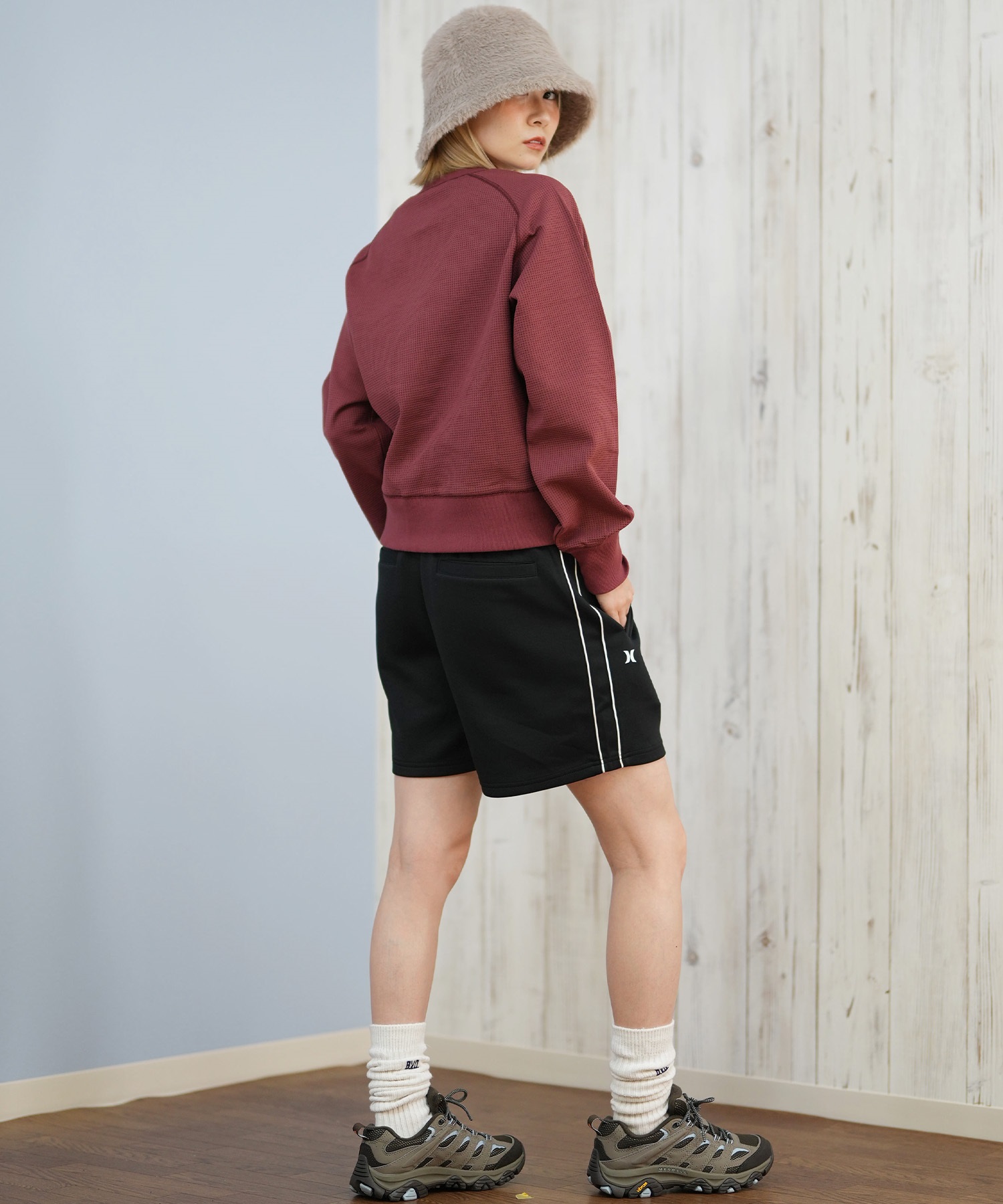 Hurley ライトグレー ショートパンツ Hurley ライトグレー ショートパンツ Hurley ライトグレー ショート