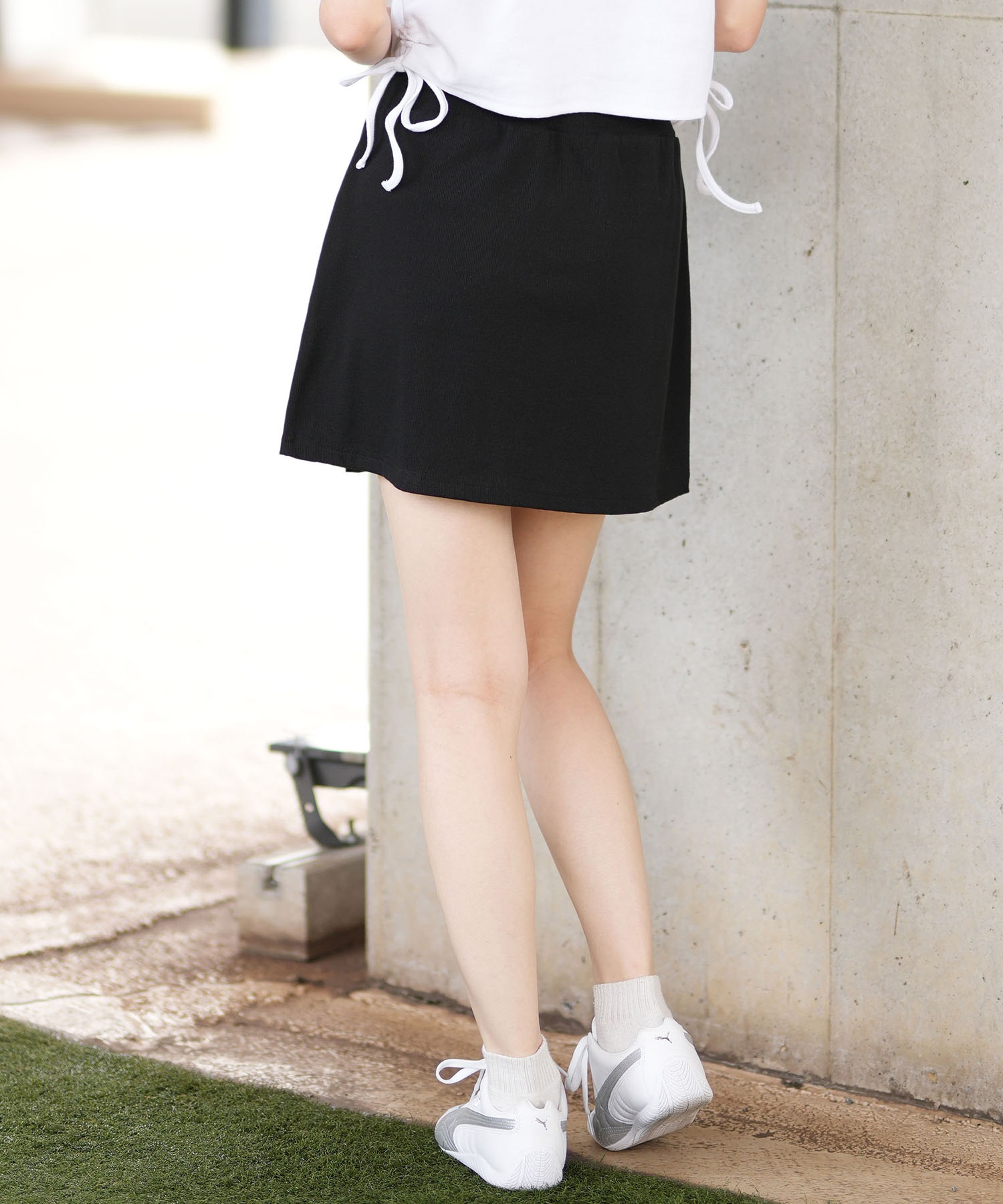 Hurley ハーレー スカート レディース リブ ミニスカート RIB SHORT SKIRT WCSK251033(BLK-S)