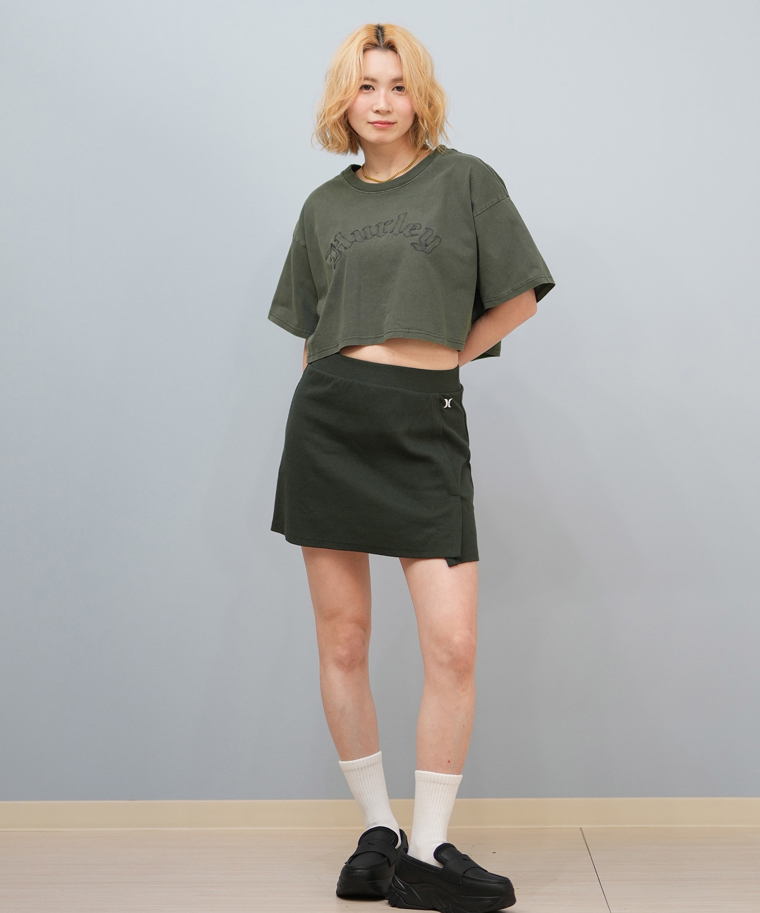 【muスポーツ】新品タグ付きリバーシブルスカート¥33000 muスポーツ】新品タグ付きリバーシブルスカート¥33000 （ゴルフ