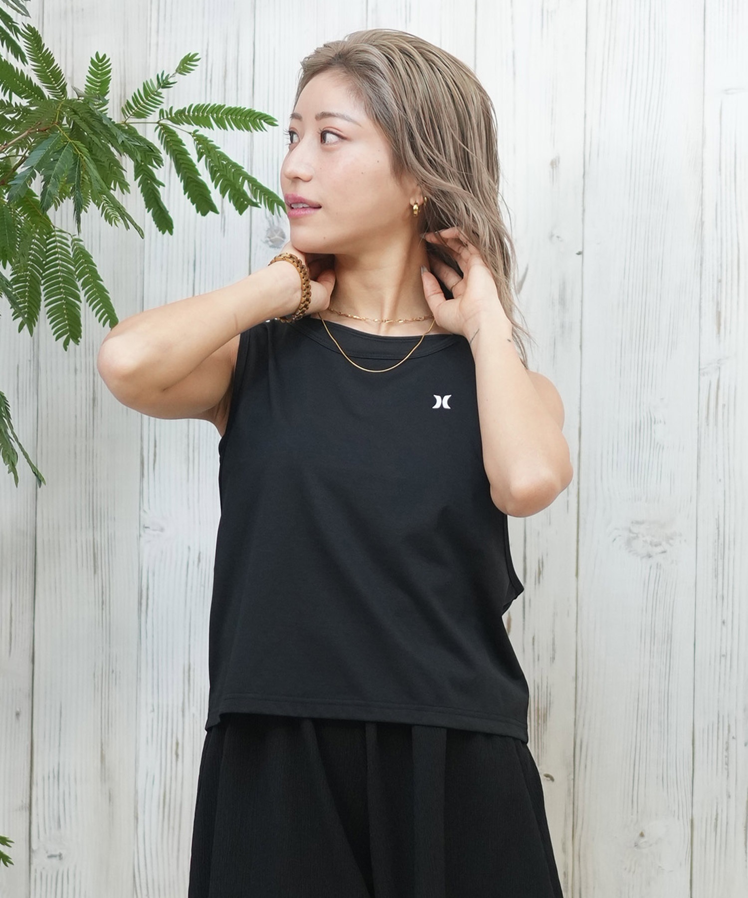 Hurley ハーレー タンクトップ レディース ラッシュガード UVカット