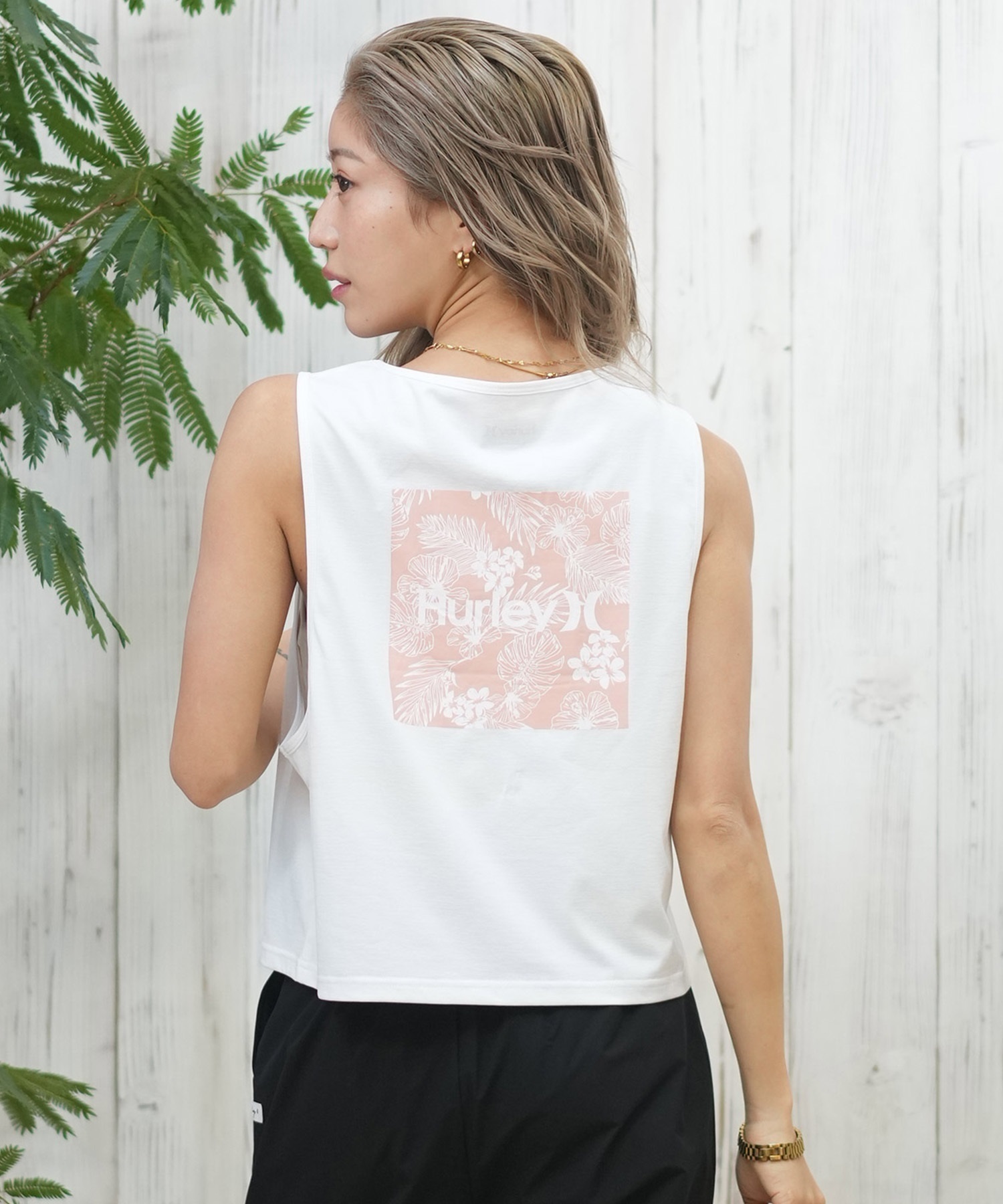Hurley ハーレー タンクトップ レディース ラッシュガード UVカット