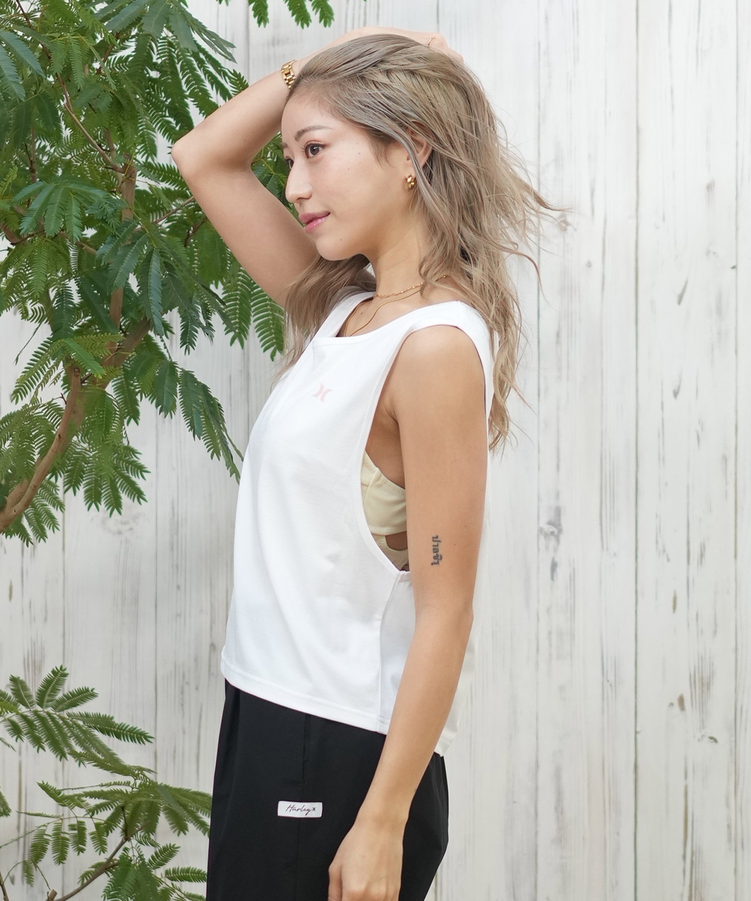 Hurley ハーレー タンクトップ レディース ラッシュガード UVカット 