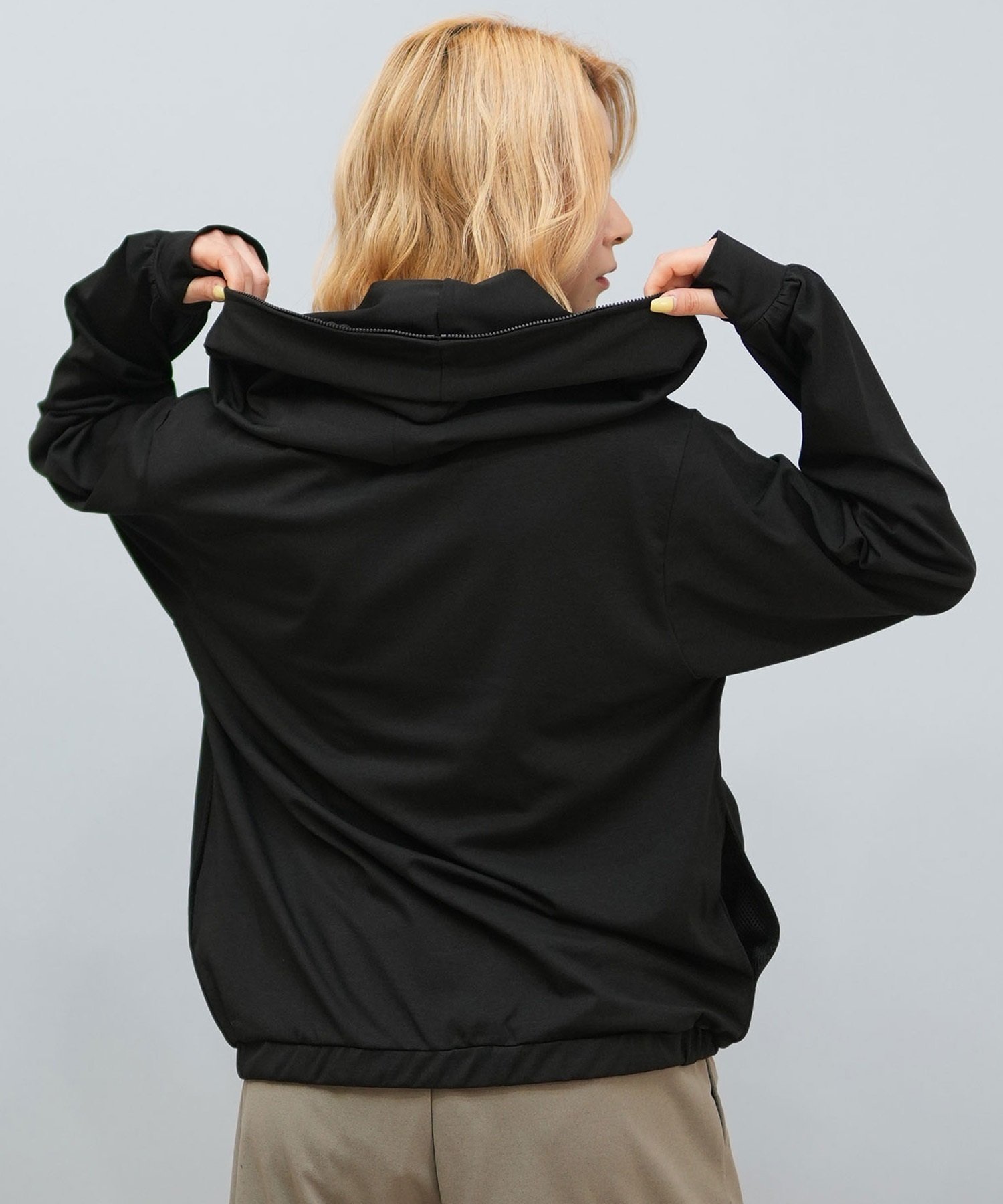 Hurley ハーレー 水着 ラッシュガード ジップアップ パーカー レディース 水陸両用 吸汗速乾 UVカット WSRG251002(WHT-M)