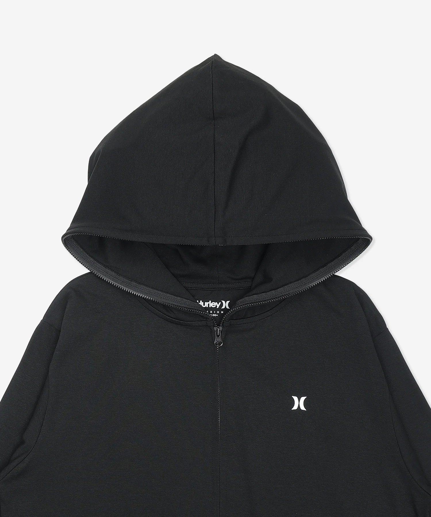 Hurley ハーレー 水着 ラッシュガード ジップアップ パーカー レディース 水陸両用 吸汗速乾 UVカット WSRG251002(WHT-M)
