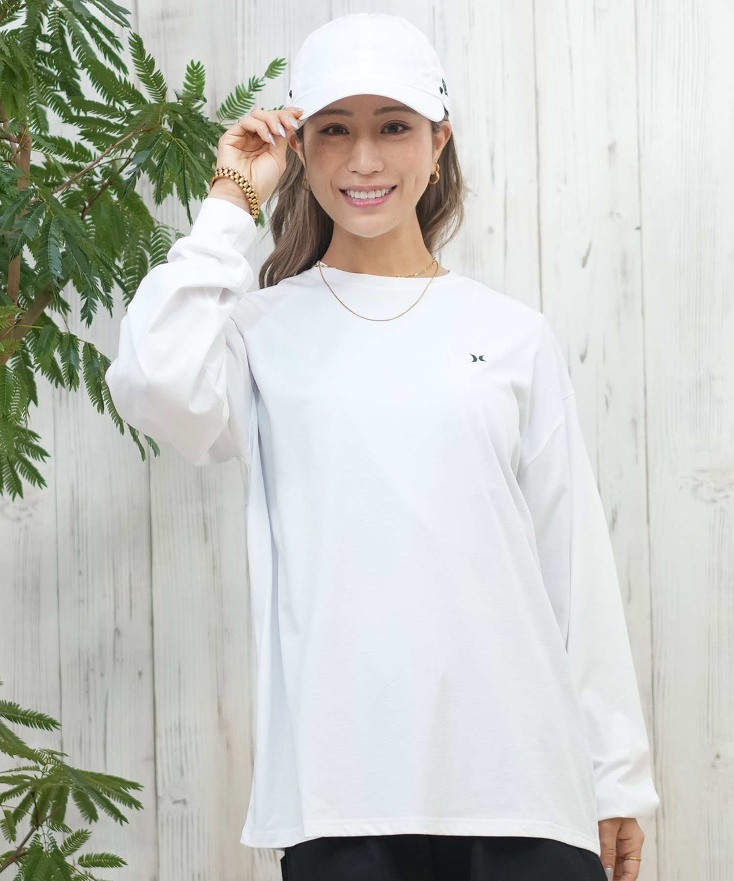 Hurley ハーレー 水着 ラッシュガード 長袖 Tシャツ ロンT レディース