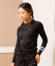 Hurley ハーレー 水着 ラッシュガード 長袖 レディース PHANTOM RASH BLOCKPARTY COMPRESSION LONGSLEEVE WSRG251061(BLK-S)