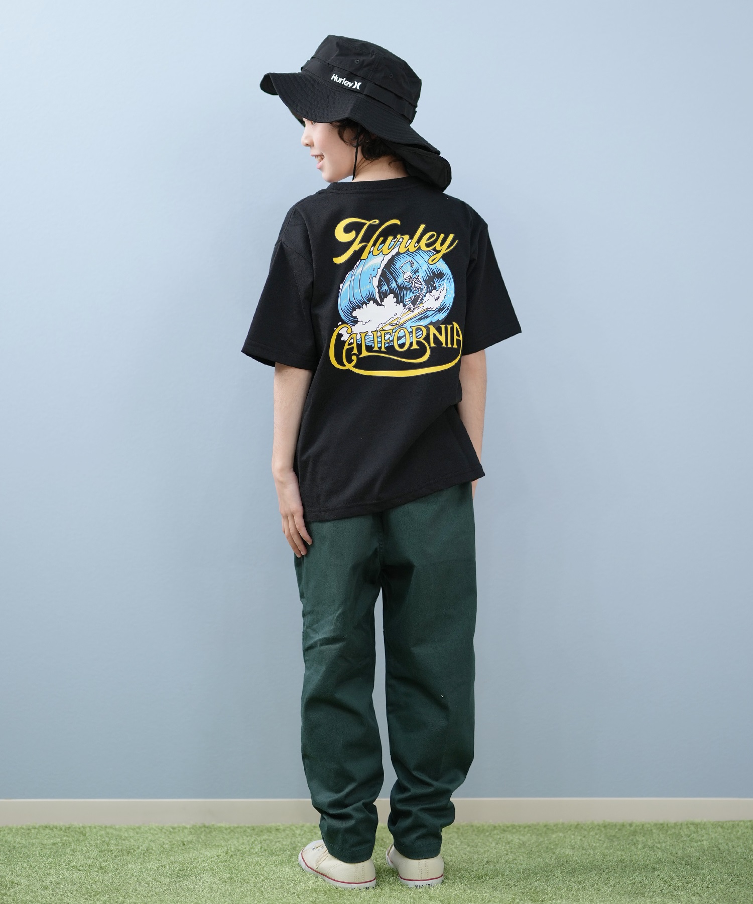 Hurley ハーレー 半袖 Tシャツ キッズ ジュニア バックプリント
