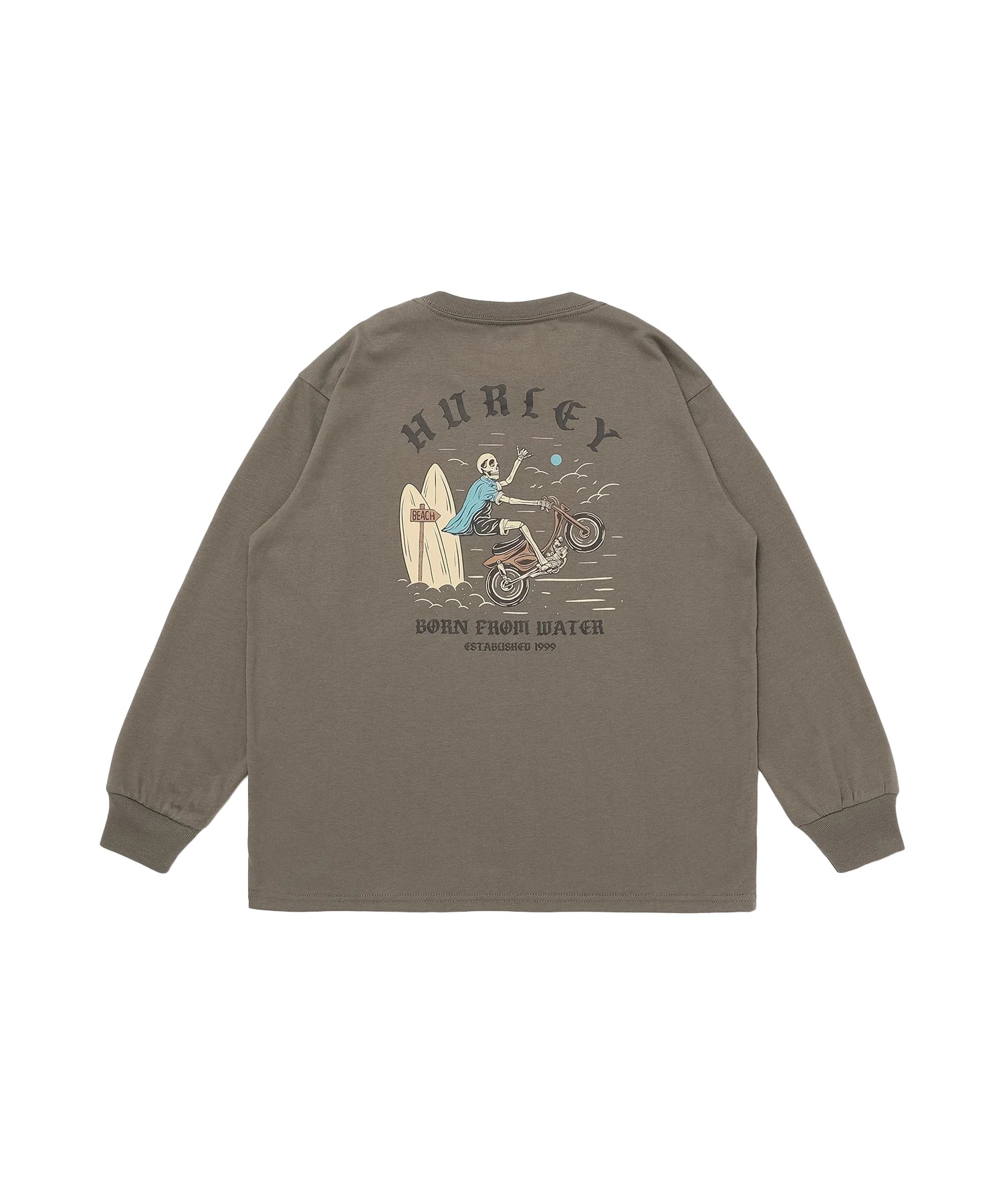 Hurley ハーレー 長袖 Tシャツ キッズ ジュニア ロンT SWEAT MOTOR