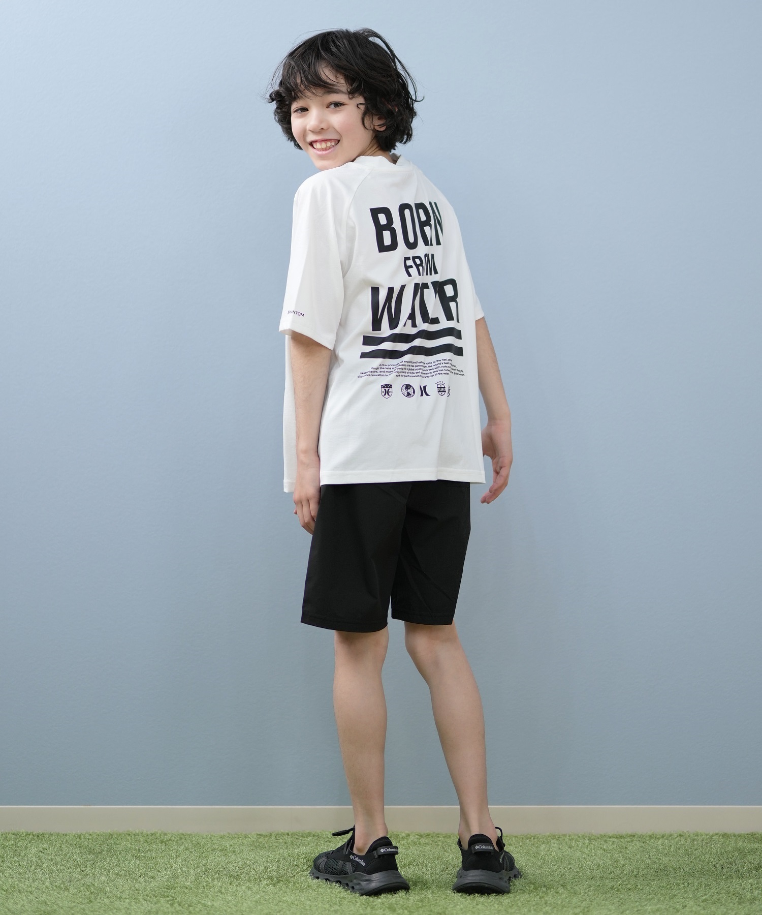 Hurley ハーレー 水着 ラッシュガード 半袖 Tシャツ キッズ UVケア