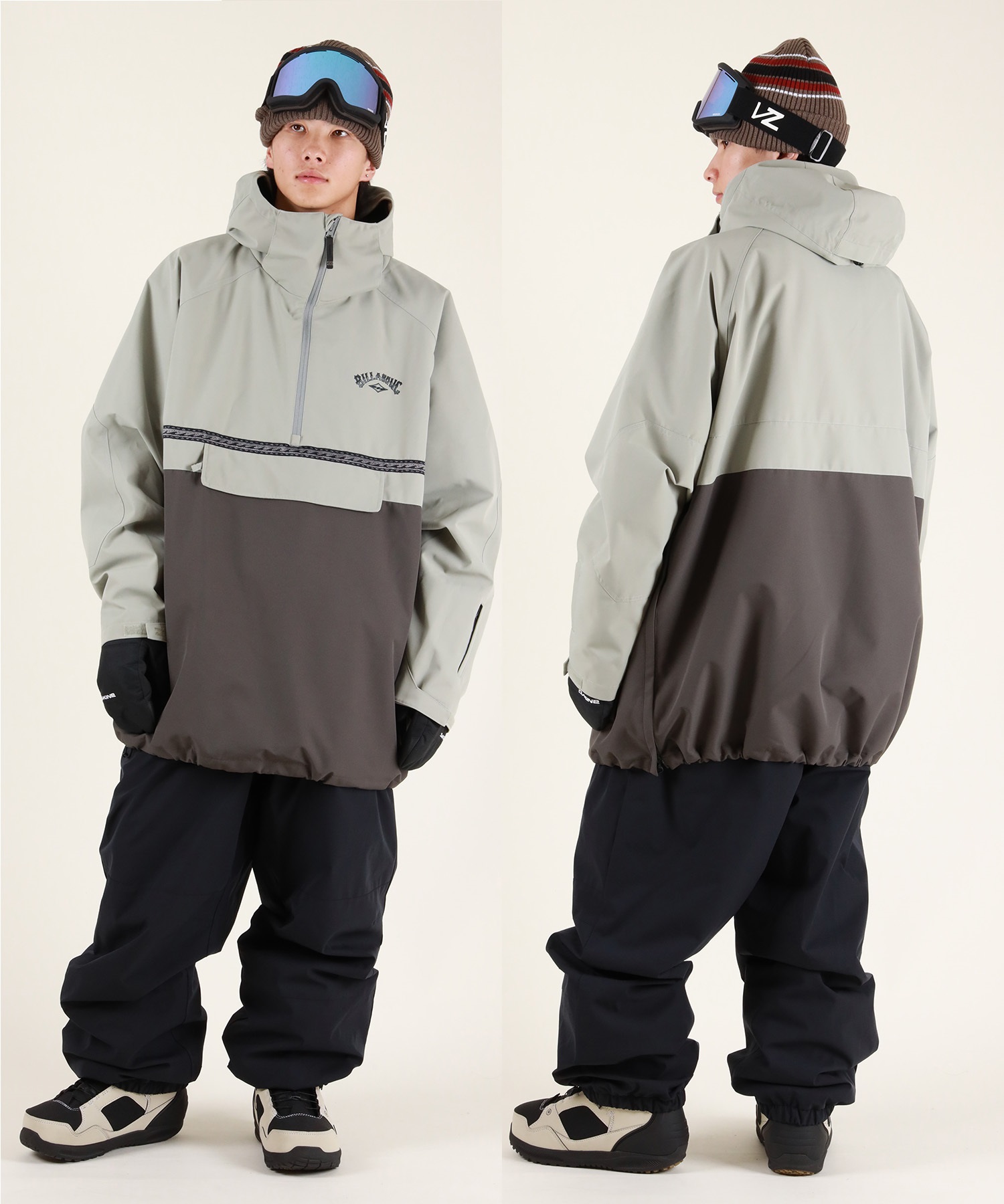 BILLABONG スノーボードウェア ブラック/グレー BILLABONG ビラボン スノーボード ウェア ジャケット ユニセックス
