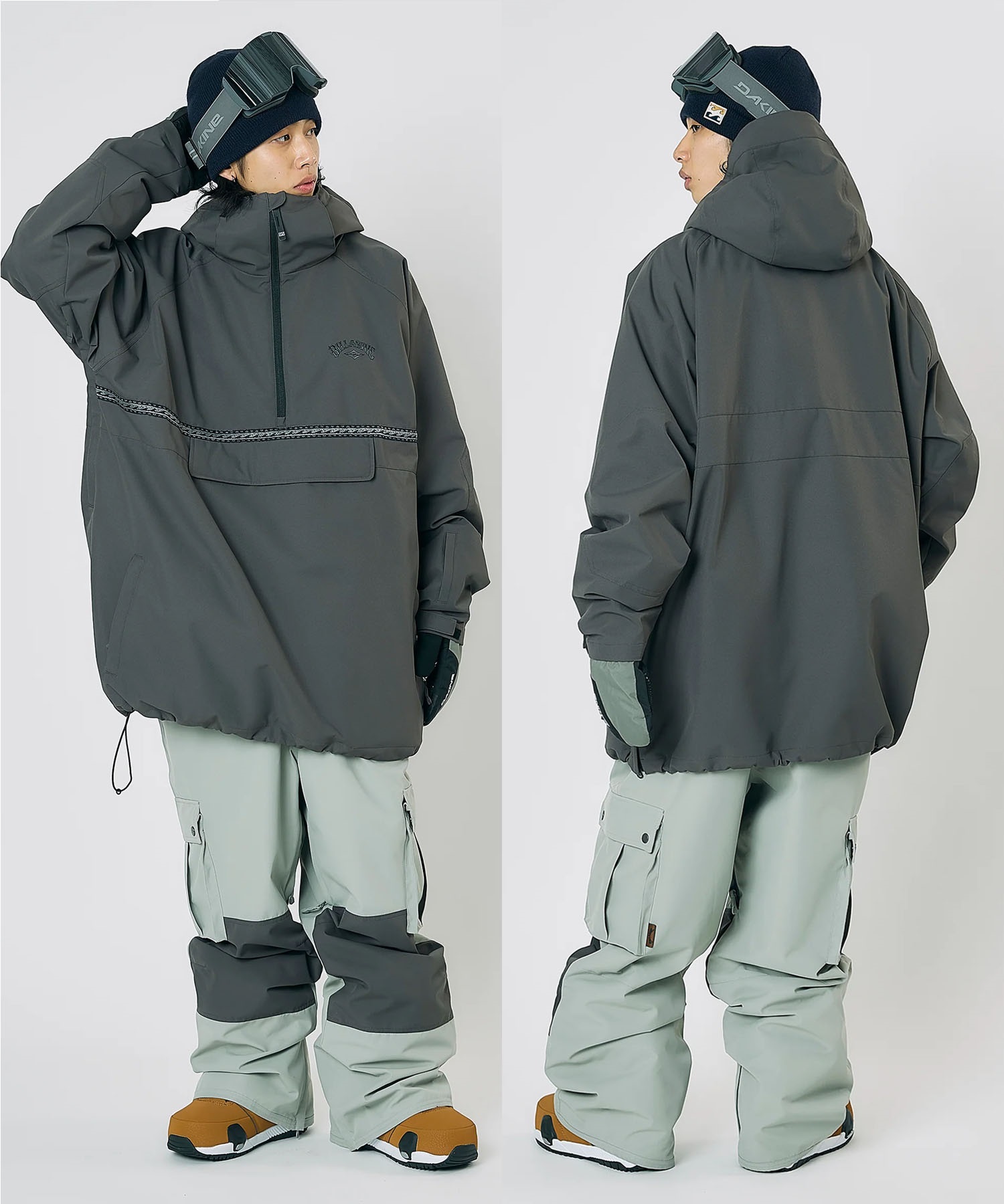 BILLABONG スノーボードウェア ブラック/グレー BILLABONG ビラボン スノーボード ウェア ジャケット ユニセックス