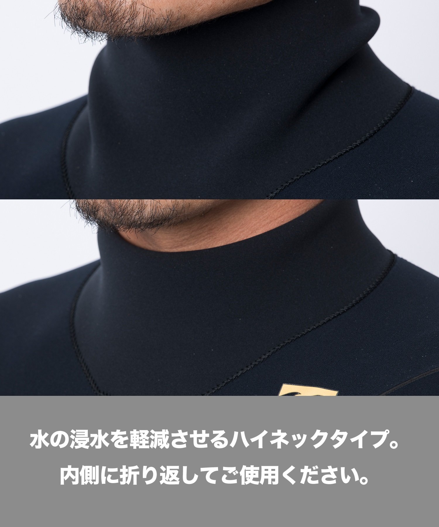 BILLABONG ビラボン GLZ JERSEY 3X3mm BF018-014 ガルウィングジップ メンズ ウェットスーツ ジャーセミ ムラサキスポーツ限定(BKG-M)