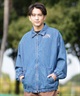 BILLABONG ビラボン アウター コーチジャケット メンズ デニム生地 ジップアップ バックロゴ BF011-750(IND-M)