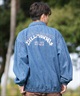 BILLABONG ビラボン アウター コーチジャケット メンズ デニム生地 ジップアップ バックロゴ BF011-750(IND-M)