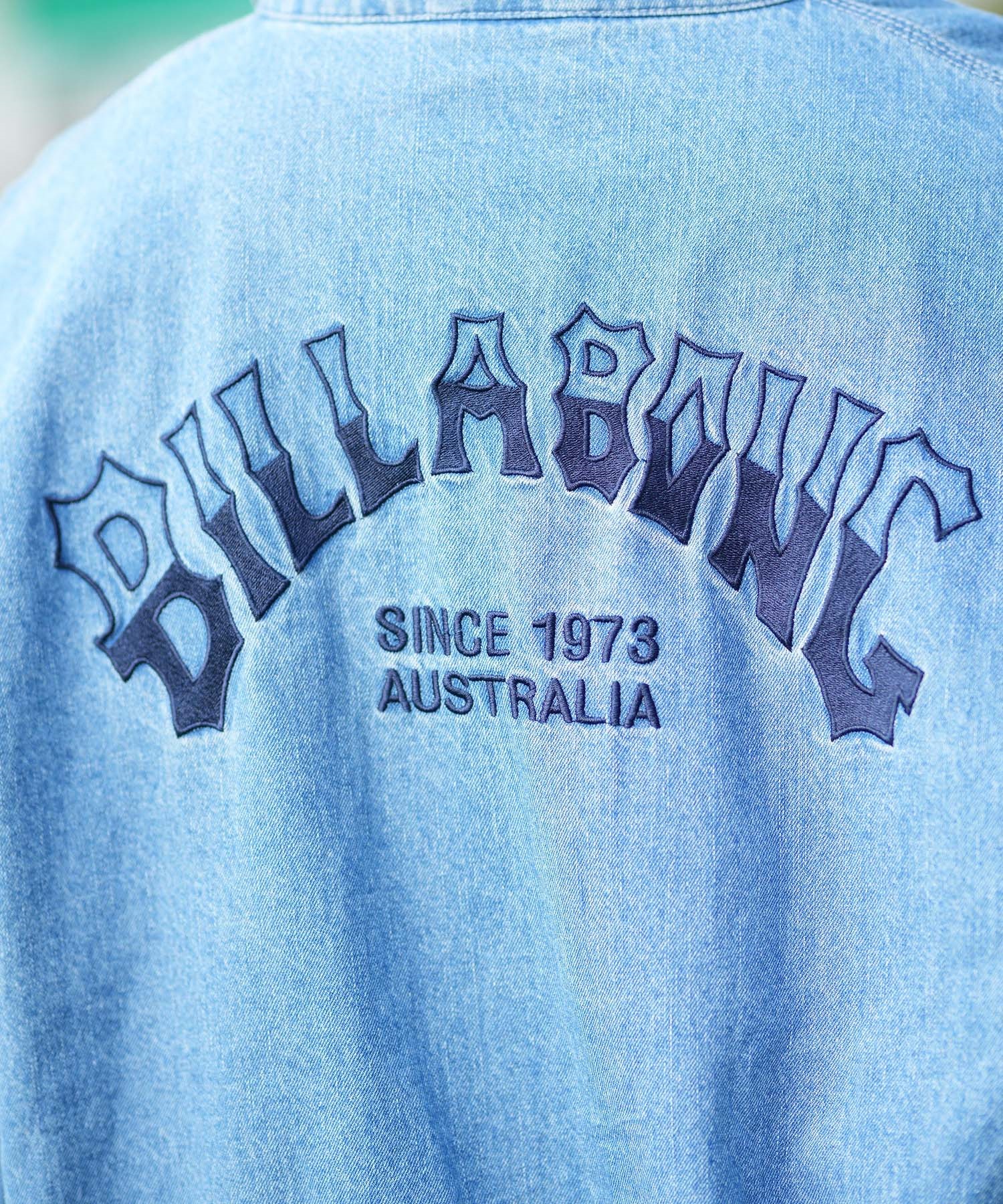 BILLABONG ビラボン アウター コーチジャケット メンズ デニム生地 ジップアップ バックロゴ BF011-750(IND-M)