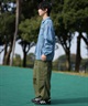 BILLABONG ビラボン アウター コーチジャケット メンズ デニム生地 ジップアップ バックロゴ BF011-750(IND-M)