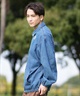 BILLABONG ビラボン アウター コーチジャケット メンズ デニム生地 ジップアップ バックロゴ BF011-750(IND-M)