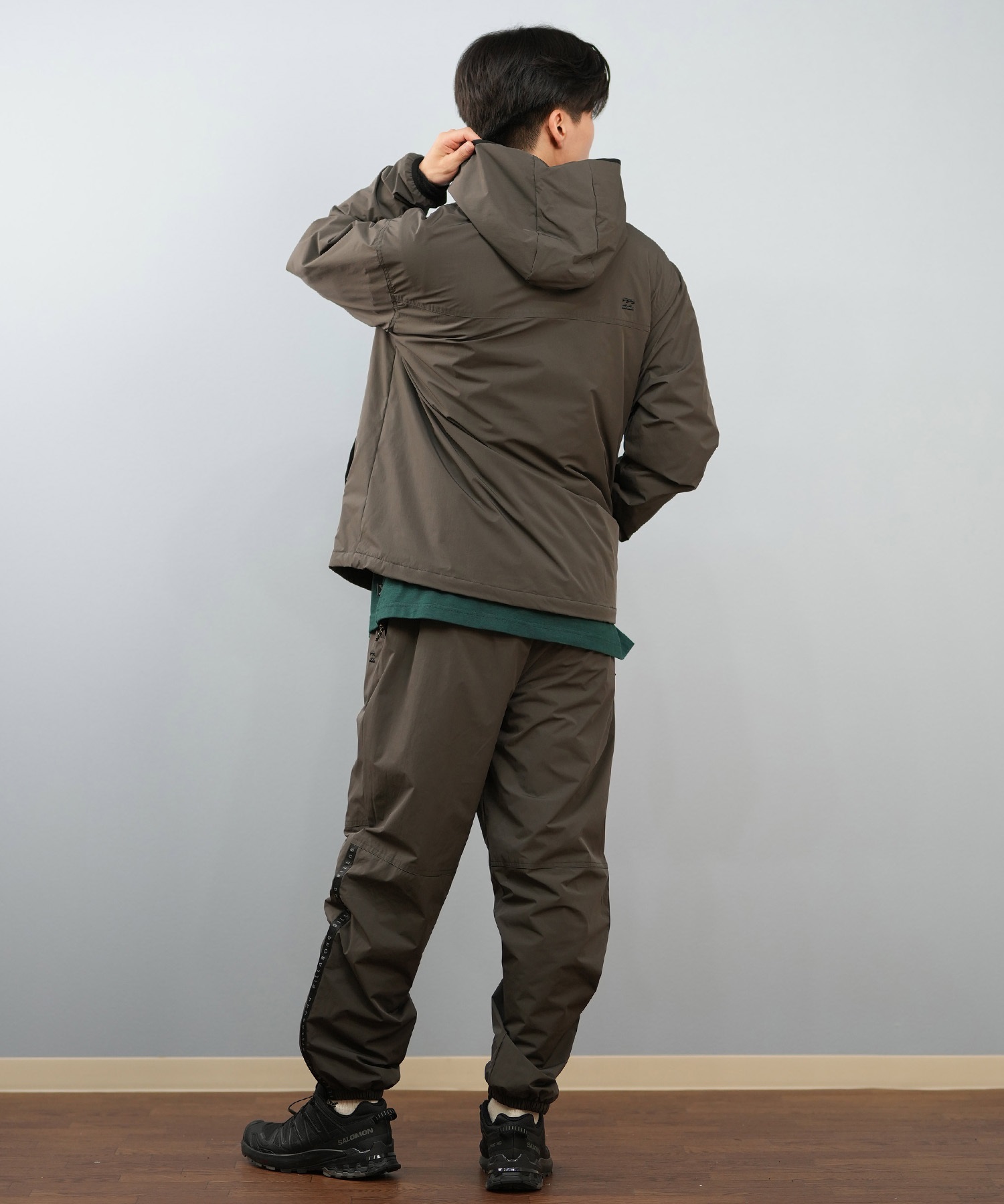 BILLABONG ビラボン アウター メンズ 軽量 保温 THERMO MESH サーモメッシュ ジャケット セットアップ対応 BF012-015(BLK-M)