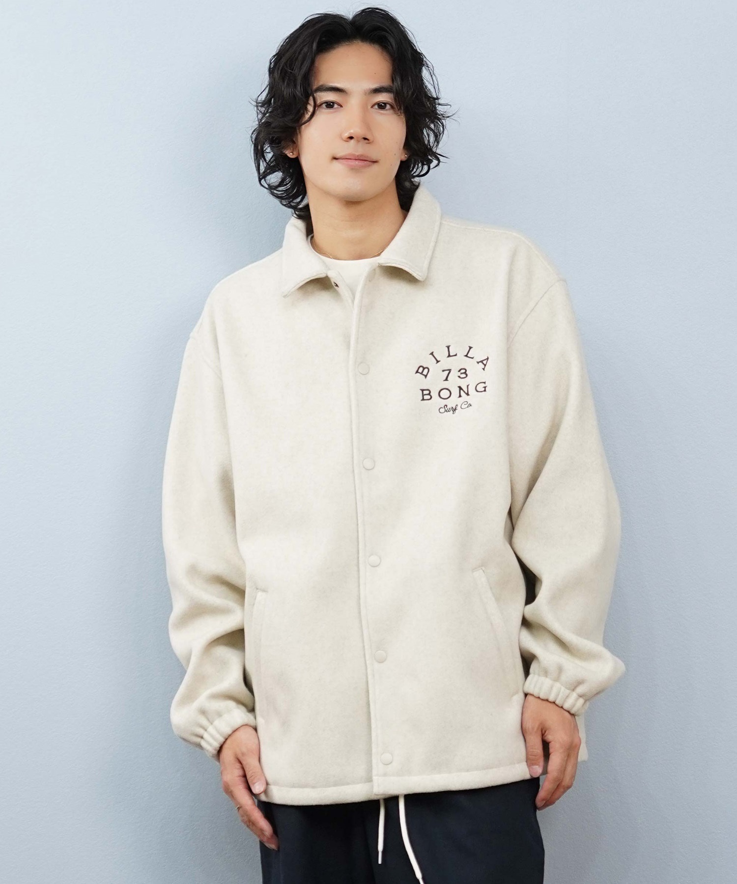 BILLABONG ビラボン アウター コーチジャケット メンズ メルトン生地