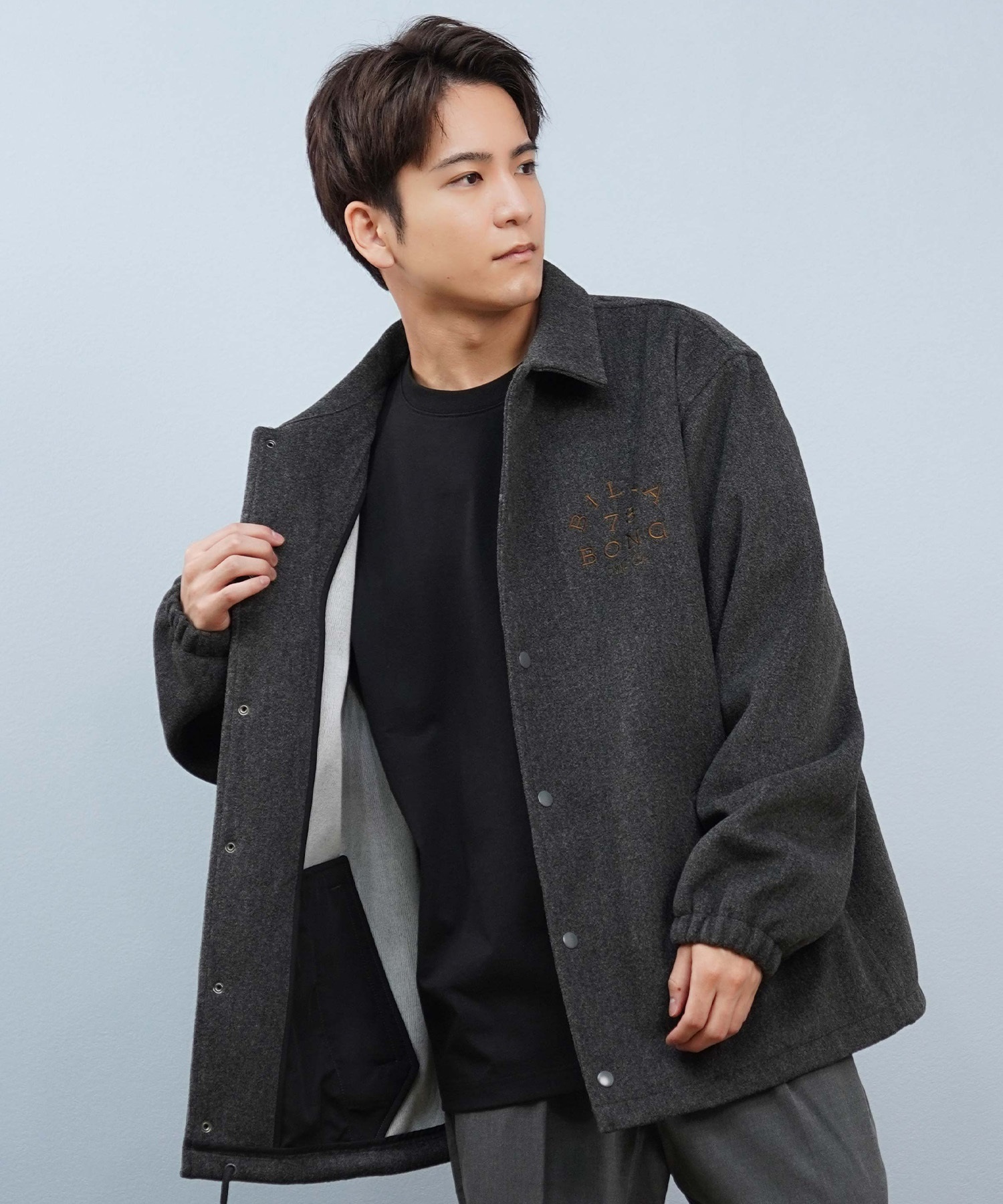 BILLABONG ビラボン アウター コーチジャケット メンズ メルトン生地