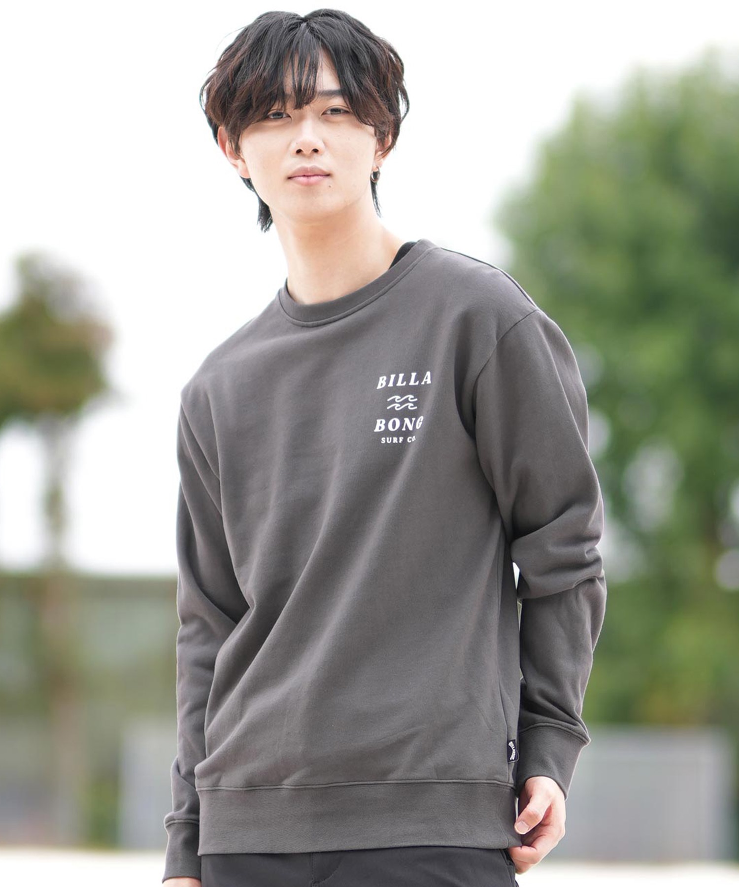 BILLABONG ビラボン トレーナー メンズ クルーネック スウェット バックプリント BF011-001(WWT-M)