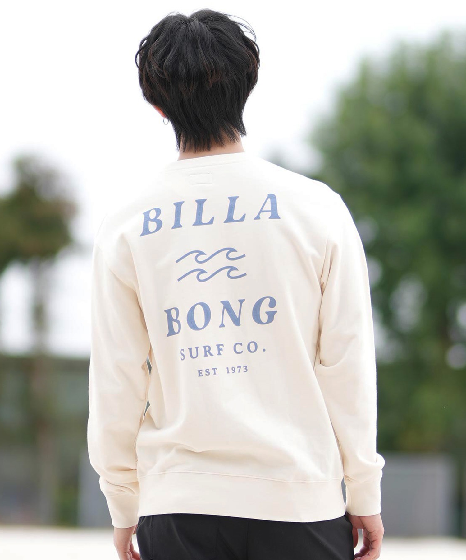 BILLABONG ビラボン トレーナー メンズ クルーネック スウェット バックプリント BF011-001(WWT-M)