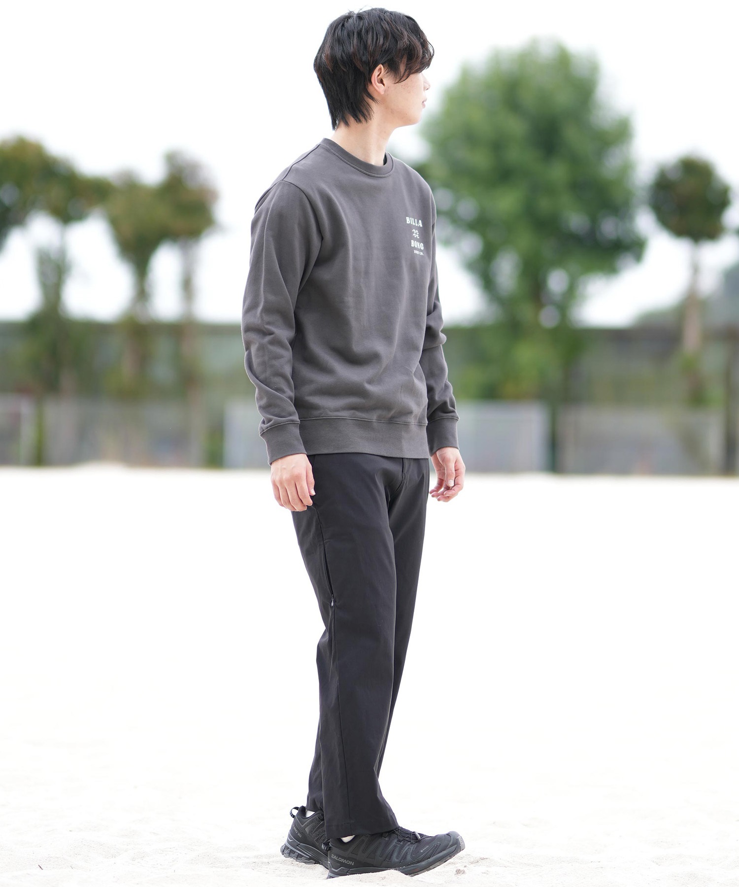 BILLABONG ビラボン トレーナー メンズ クルーネック スウェット バックプリント BF011-001(WWT-M)