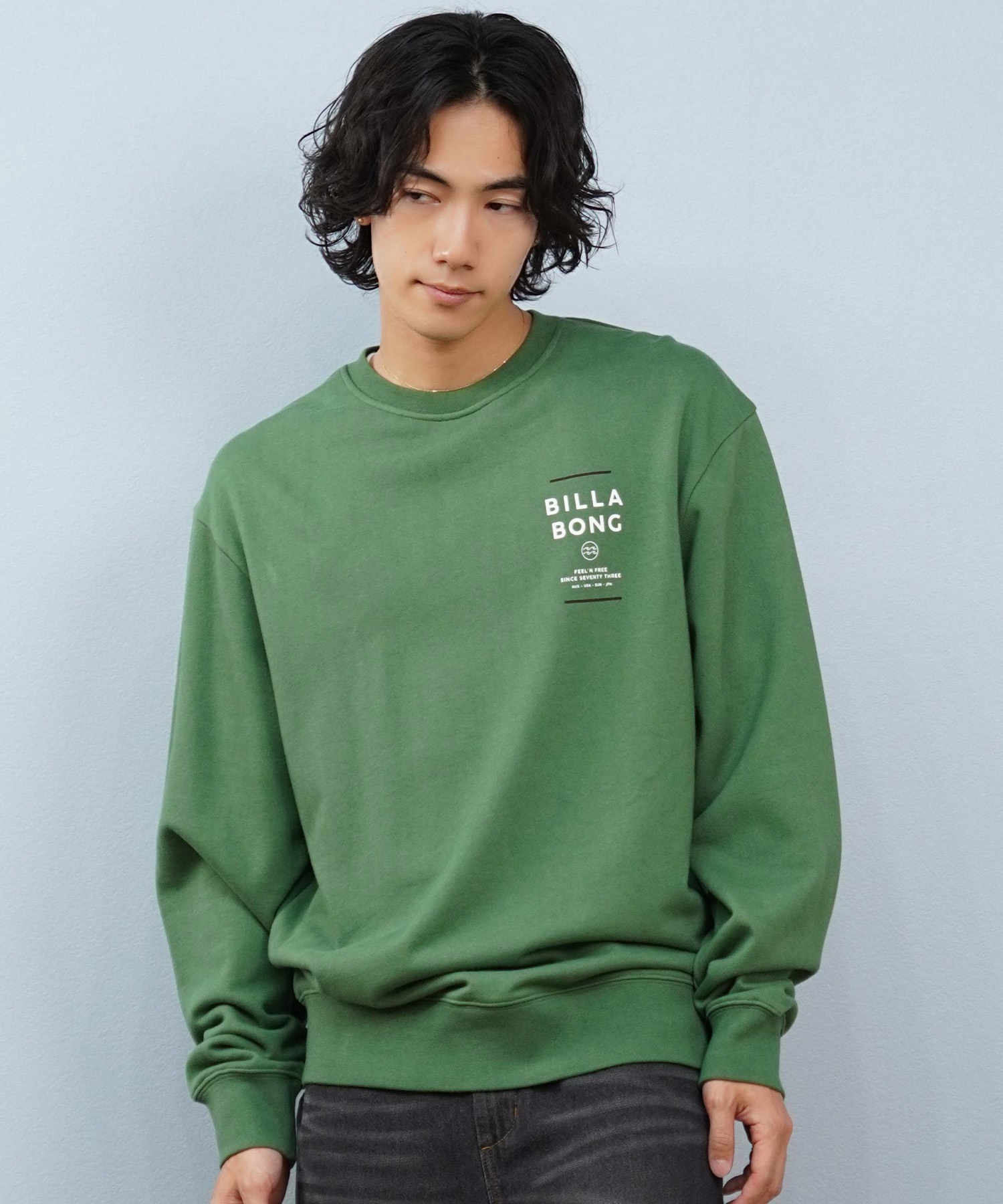 BILLABONG ビラボン トレーナー スウェット メンズ クルーネック ロゴ 
