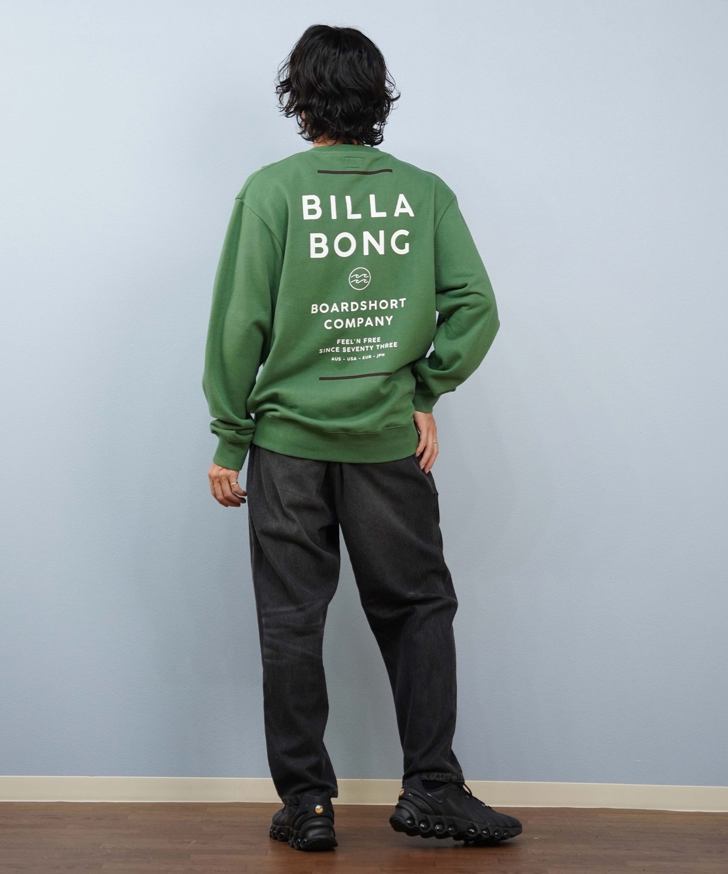 BILLABONG ビラボン トレーナー スウェット メンズ クルーネック ロゴ