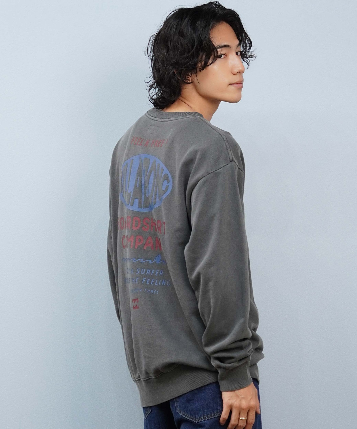 BILLABONG ビラボン トレーナー スウェット メンズ クルーネック ロゴ