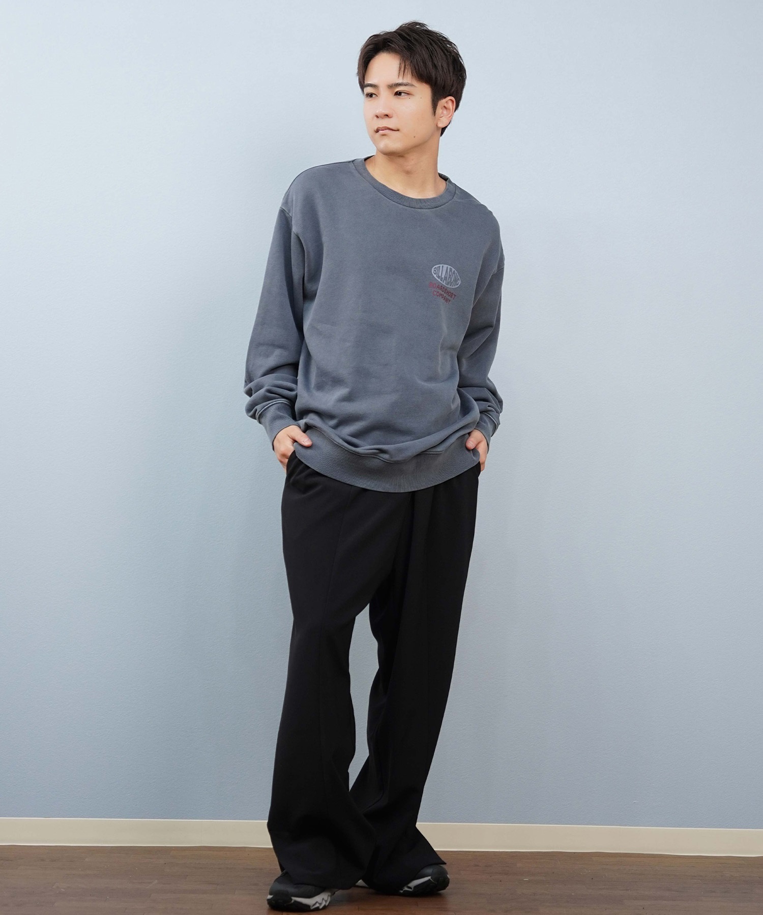 BILLABONG ビラボン トレーナー スウェット メンズ クルーネック ロゴ 