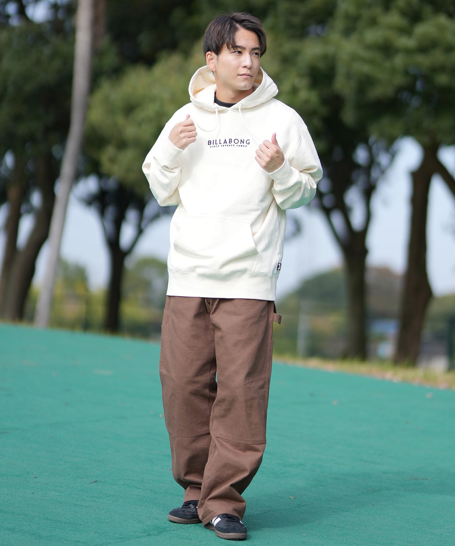 BILLABONG ビラボン パーカー プルオーバー メンズ フーディー スウェット バックプリント BF011-004(WWT-M)