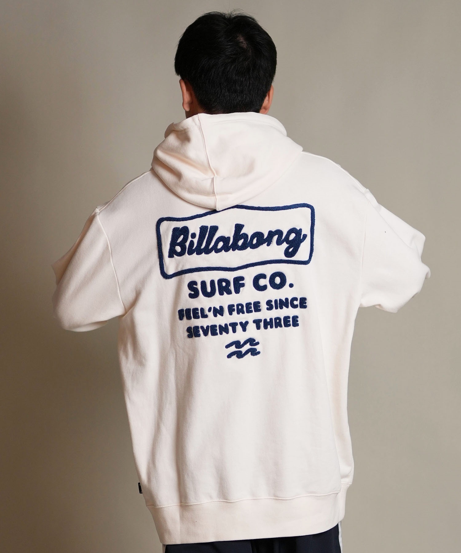 BILLABONG ビラボン プルオーバー パーカー メンズ サガラ刺繍 バック