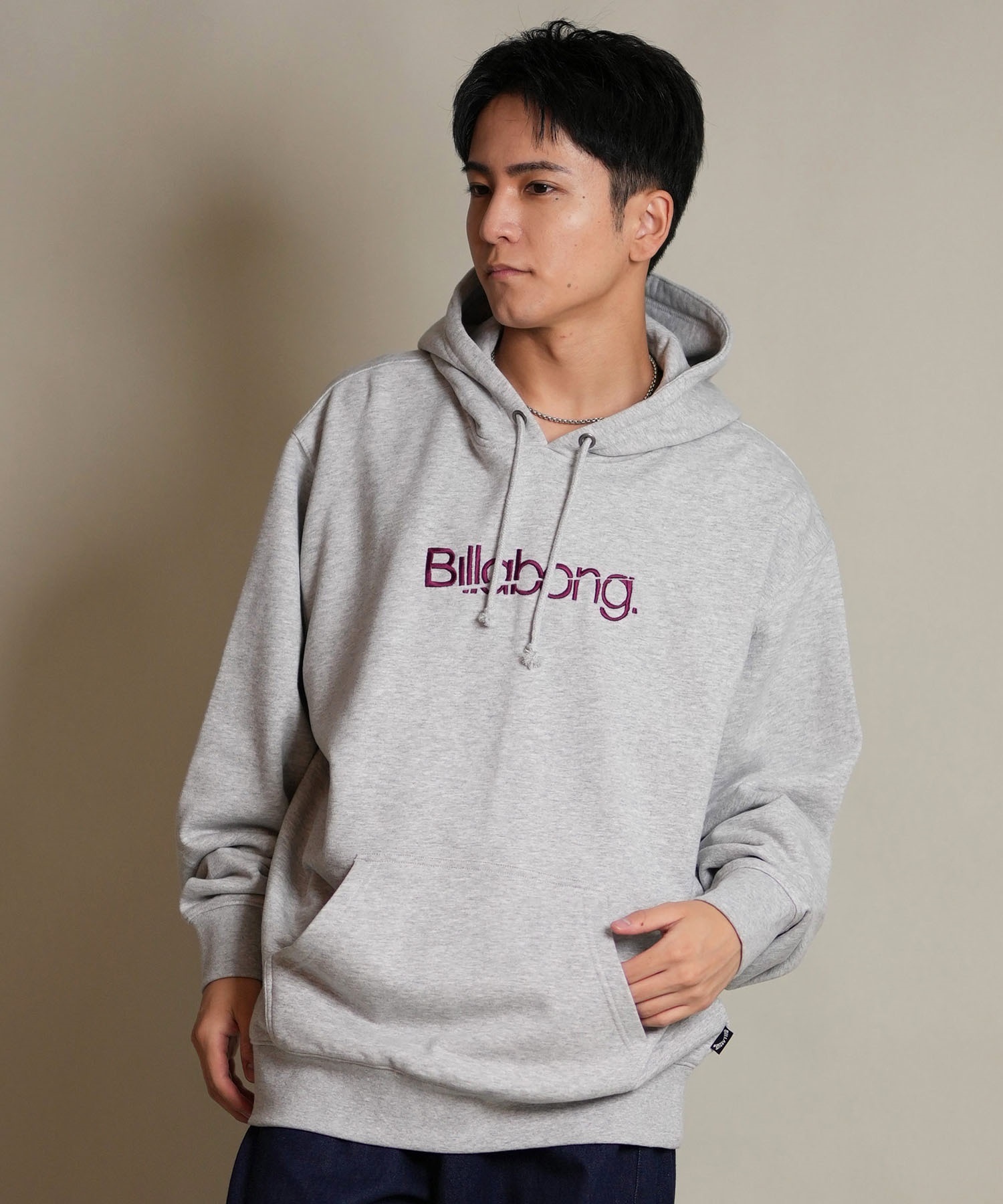 BILLABONG ビラボン プルオーバー パーカー メンズ ロゴ シンプル
