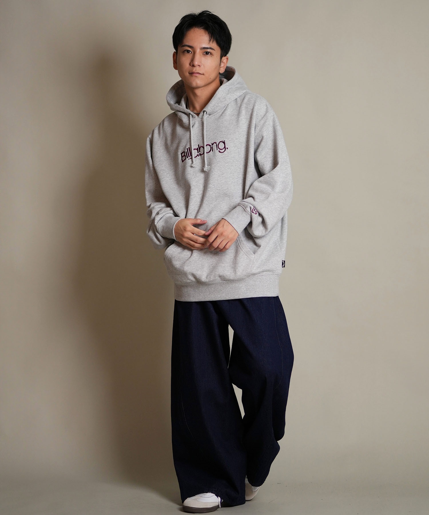 BILLABONG ビラボン プルオーバー パーカー メンズ ロゴ シンプル