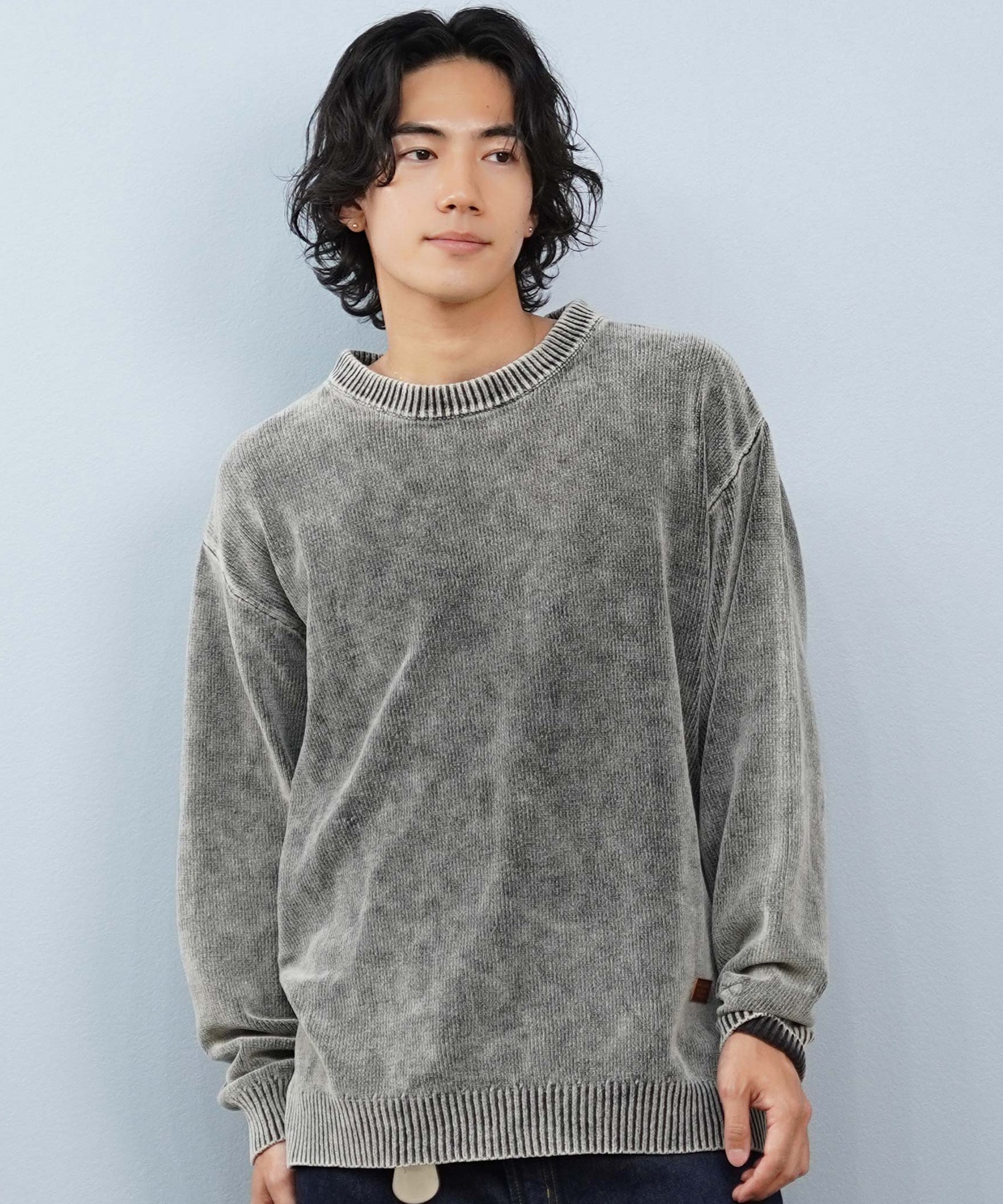 BILLABONG ビラボン ニット セーター メンズ 古着風 ヴィンテージ加工